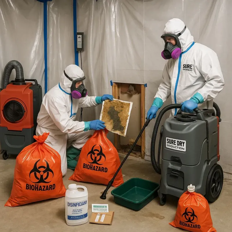 Contaminated Water Handling Protocols process in Oyster Bay Cove, NY