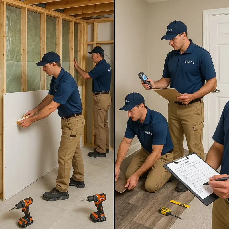 Repairs and Reconstruction process in Oyster Bay Cove, NY