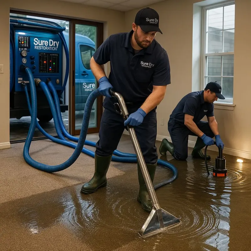 Water Extraction and Removal process in Oyster Bay Cove, NY